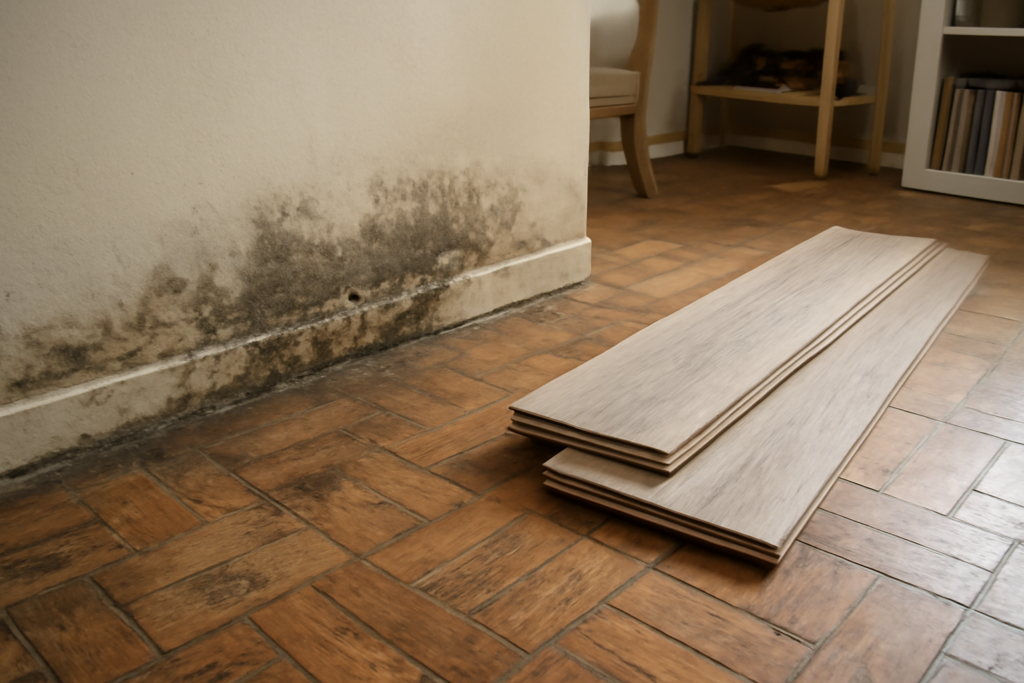 suelo laminado encima suelo antiguo