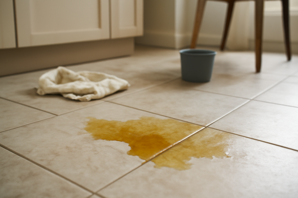 manchas aceite suelo cocina